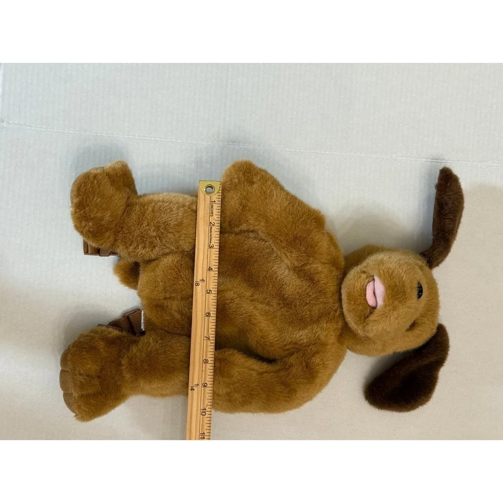 Puppy Dog Brown Plush Backpack Purse‎ J Stuff & Associates